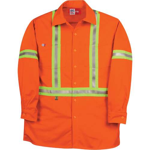 Chemise de travail industrielle Westex UltraSoft, Petit, Orange Ontario Packaging