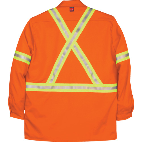 Chemise de travail industrielle Westex UltraSoft, Petit, Orange Ontario Packaging