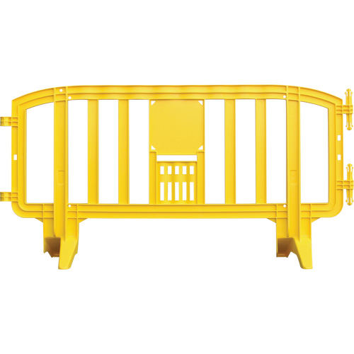 Movit Barricade, Interlocking, 78" L x 39" H, Yellow Ontario Packaging