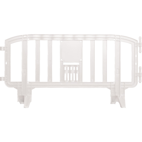 Movit Barricade, Interlocking, 78" L x 39" H, White Ontario Packaging