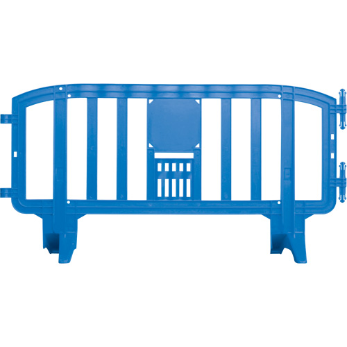 Movit Barricade, Interlocking, 78" L x 39" H, Blue Ontario Packaging