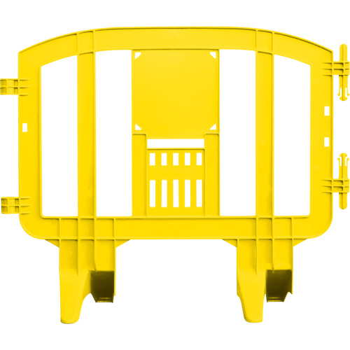 Minit Barricade, Interlocking, 49" L x 39" H, Yellow Ontario Packaging