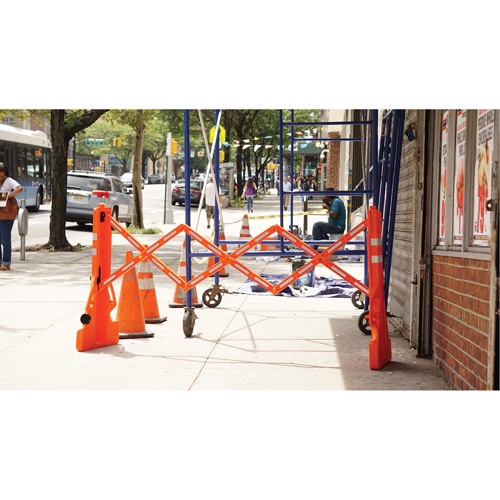 Multi-Gate Barricade, 43" H x 90" L, Orange Ontario Packaging