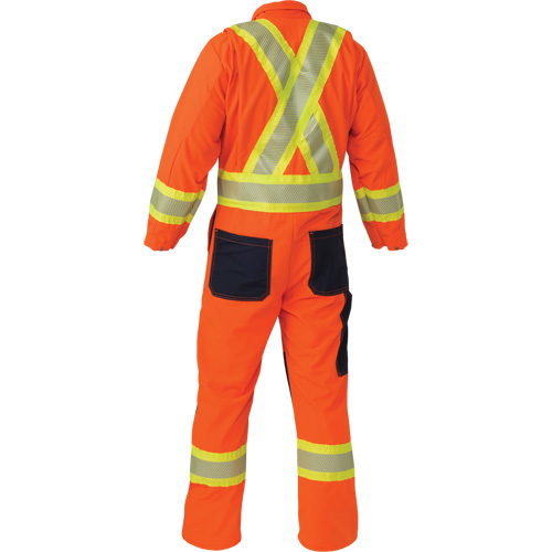 Combinaison ind&eacute;chirable, 2T-Grand, Orange haute visibilit&eacute; Ontario Packaging