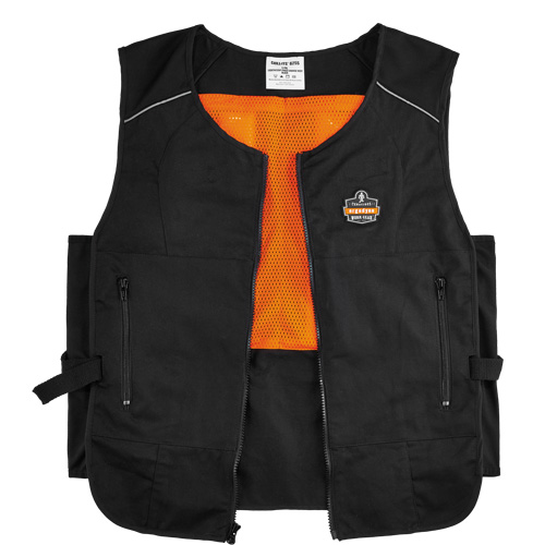 Veste de refroidissement &agrave; changement de phase l&eacute;g&egrave;re 6260 Chill-Its, Petit/Moyen, Noir Ontario Packaging