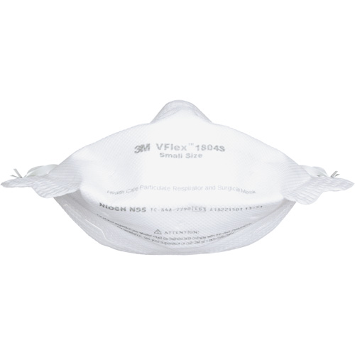 Respirateur et masque chirurgical VFlex contre les particules en sant&eacute;, N95, Certifi&eacute; NIOSH, Petit Ontario Packaging