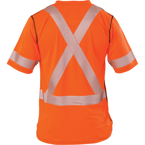 T-shirt &agrave; manches courtes haute visibilit&eacute; Polartec Power Grid, Polyester, T-Grand (grande taille), Orange Ontario Packaging
