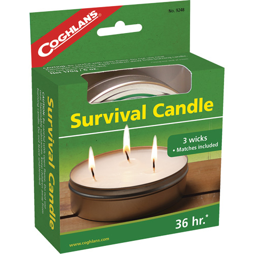 Survival Candle Ontario Packaging