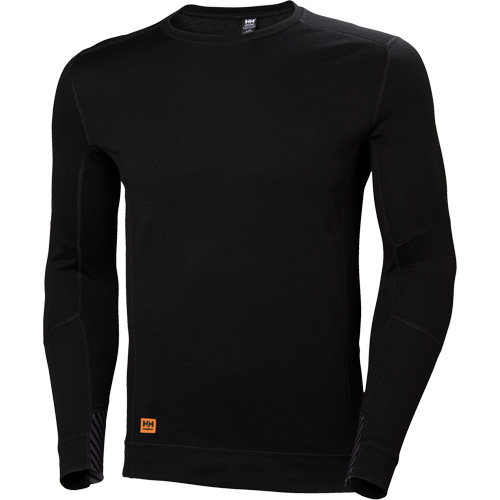 Lifa&reg; Max Moisture-Wicking Crewneck Undershirt, Men's, 2X-Large, Black Ontario Packaging