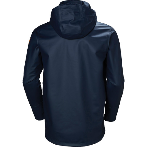 Gale Rain Jacket, Polyester/Polyurethane, X-Large, Navy Blue Ontario Packaging