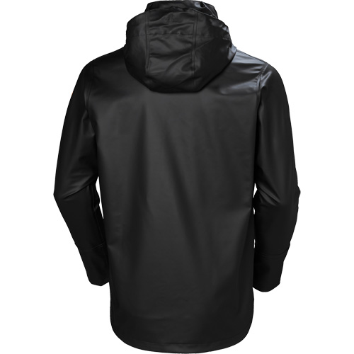 Gale Rain Jacket, Polyester/Polyurethane, Medium, Black Ontario Packaging