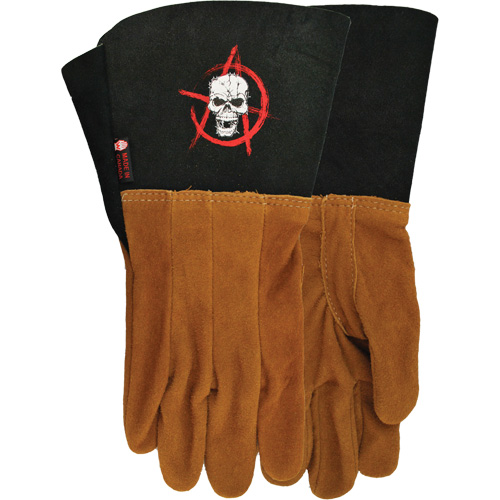 263AW What The Buck Welding Gloves, Split Deerskin, Size 7 Ontario Packaging