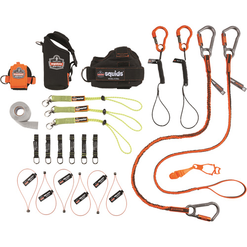 Trousse de longes de fixation d'outils pour vitrier 3185 Squids Ontario Packaging