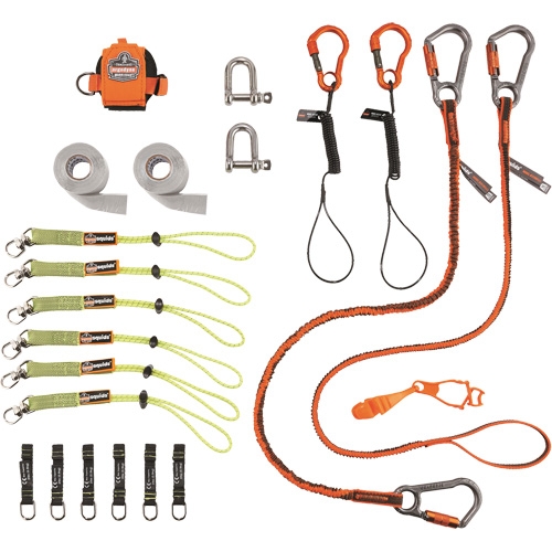 Trousse de longes de fixation d'outils pour monteurs d'&eacute;chafaudages 3187 Squids Ontario Packaging