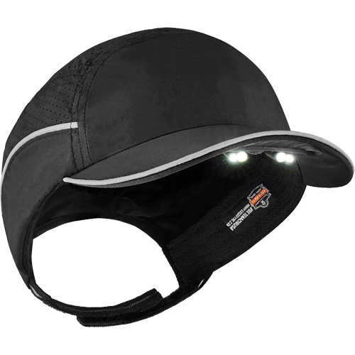 Casque antichocs l&eacute;ger avec lampe DEL 8965 Skullerz, Noir Ontario Packaging