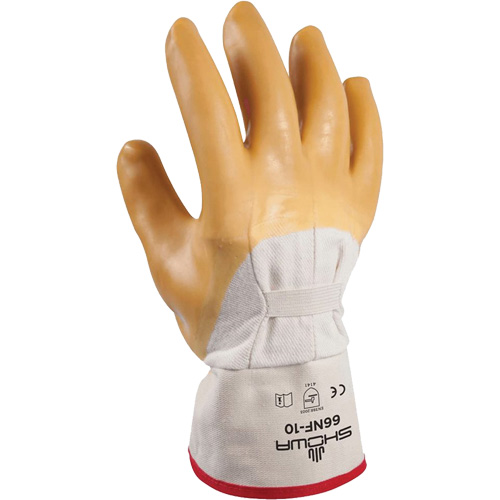 Gant enduit &agrave; fini rid&eacute;, 10/Grand, R&ecirc;vetement Latex de caoutchouc, Enveloppe en Coton Ontario Packaging