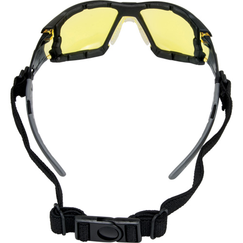 Z2900 Series Safety Glasses with Foam Gasket, Amber Lens, Anti-Scratch, ANSI Z87+/Meets/Exceeds CSA Z94.3 Ontario Packaging