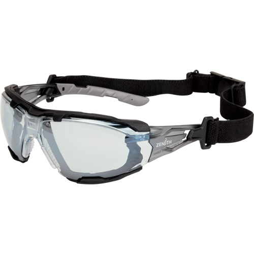 Z2900 Series Safety Glasses with Foam Gasket, Indoor/Outdoor Mirror Lens, Anti-Scratch, ANSI Z87+/Meets/Exceeds CSA Z94.3 Ontario Packaging