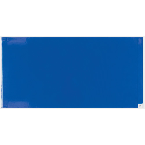 Peel-Away Cleanroom Mats & Frame Kit, 1.57 mils Thick, 18" W, 3' L x Blue Ontario Packaging