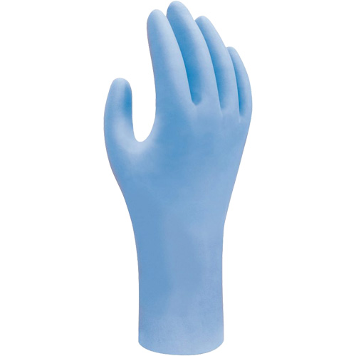 Gants jetables biod&eacute;gradable, T-petit, Nitrile, 2,5 mils, Sans poudre, Bleu Ontario Packaging