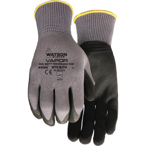 Gants enduits Stealth Vapour, Petit, R&ecirc;vetement Mousse de PVC, Calibre 15, Enveloppe en Nylon Ontario Packaging