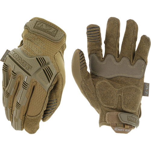 Gants antichocs tactiques Coyote M-Pact, 8, Paume en Synth&eacute;tique, Poignet Boucle et crochet Ontario Packaging