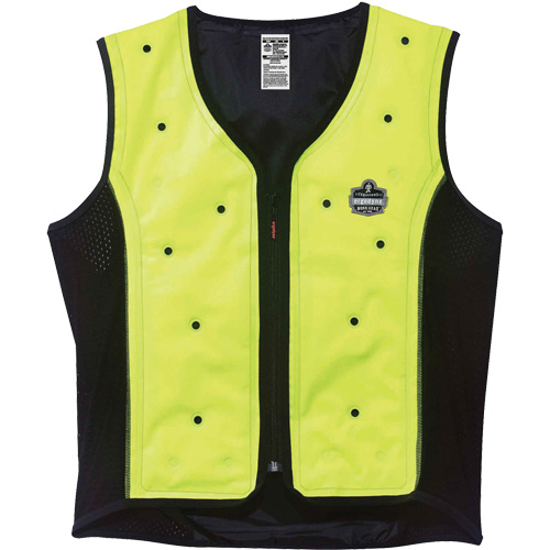 Chill-Its&reg; 6685 Dry Cooling Vest, 4X-Large, High Visibility Lime-Yellow Ontario Packaging