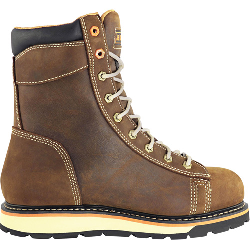 Rigger Work Boots, Leather, Steel Toe, Size 7, Impermeable Ontario Packaging