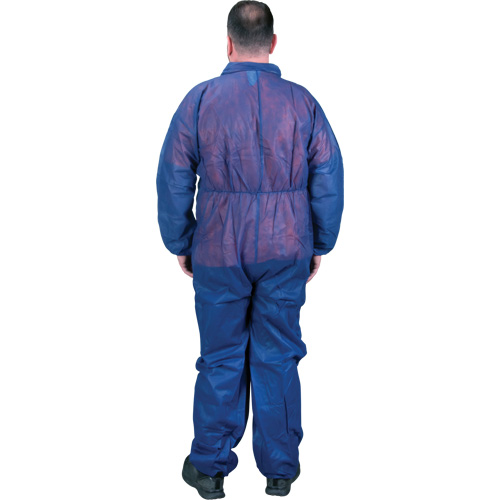 Coveralls, Medium, Blue, Polypropylene Ontario Packaging