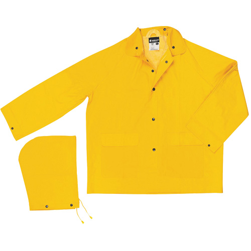 Imperm&eacute;able de s&eacute;rie classique avec capuchon amovible, Polyester/PVC, 4T-Grand, Jaune Ontario Packaging