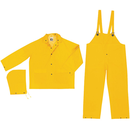 Classic Series Rain Suit, Polyester/PVC, X-Large, Yellow Ontario Packaging