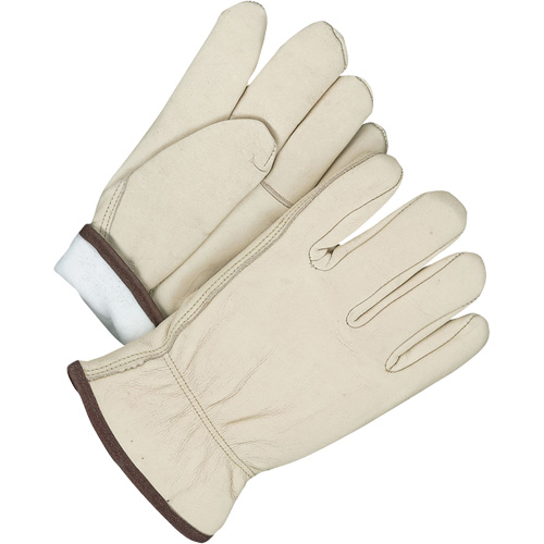 Driver/Roper Gloves, 10, Grain Cowhide Palm, Thinsulate Inner Lining Ontario Packaging