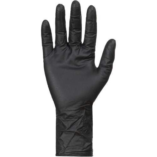 Gants jetables KeepKleen, Moyen, Nitrile, 8 mils, Sans poudre, Noir Ontario Packaging