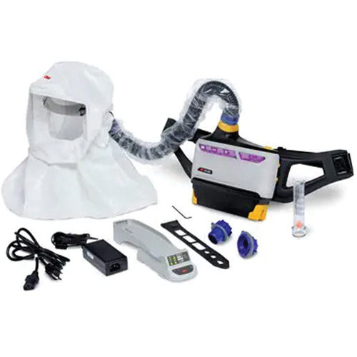 Versaflo Powered Air Purifying Respirator Easy Clean Kit, Loose Fitting Hood & Faceshield, Lithium-Ion Battery Ontario Packaging