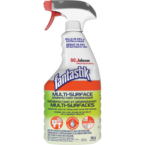 Fantastik&reg; Professional Multi-Surface Disinfectant & Degreaser, 946 ml, Trigger Bottle Ontario Packaging