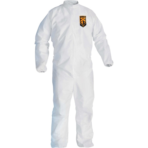 KleenGuard KGA300 Coveralls, 4X-Large, White, Microporous Ontario Packaging