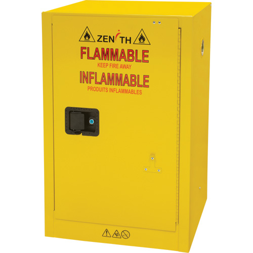 Armoire pour produits inflammables, 12 gal., 1 Porte(s), 23" La x 35" h x 18" p Ontario Packaging