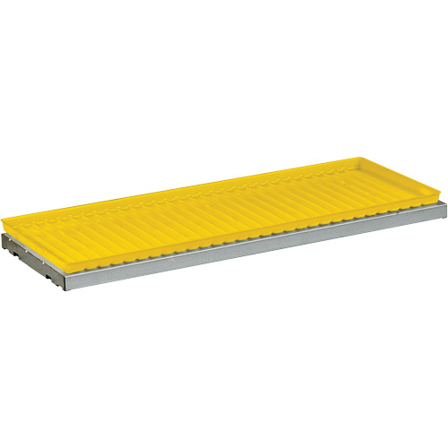 &eacute;tag&egrave;re SpillSlope avec plateau pour armoire de s&eacute;curit&eacute; Ontario Packaging