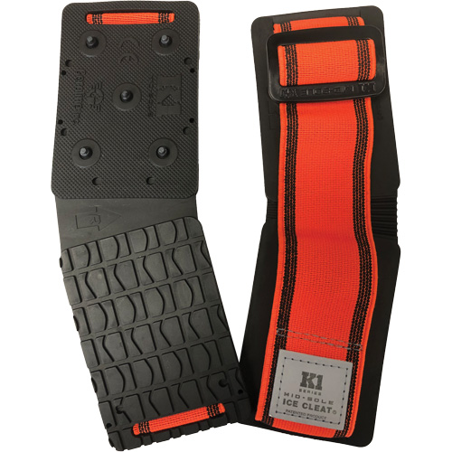 Mid-Sole Slim Ice Cleat, Tungsten Carbide, Stud Traction, One Size Ontario Packaging