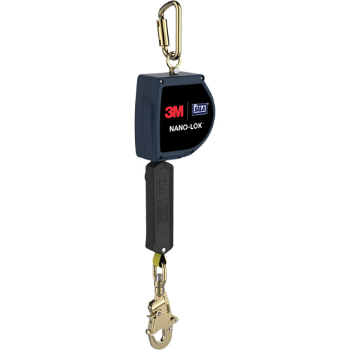 Nano-Lok Extended Length Self Retracting Lifeline, 20', Dyneema&reg;, Swivel Ontario Packaging