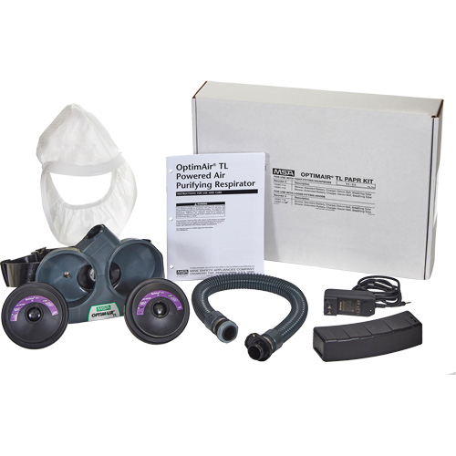 Trousse d'intervention d'APR &agrave; &eacute;puration d'air motoris&eacute; OptimAir TL, Capuchon & visi&egrave;re, Pile Lithium-ion Ontario Packaging