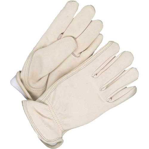 Ladies Insulated Driver Gloves, 9, Grain Cowhide Palm, Fleece Inner Lining Ontario Packaging