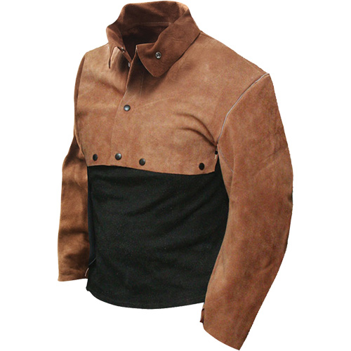 Standard Grade Leather Cape Sleeve, 2X-Large, Brown Ontario Packaging