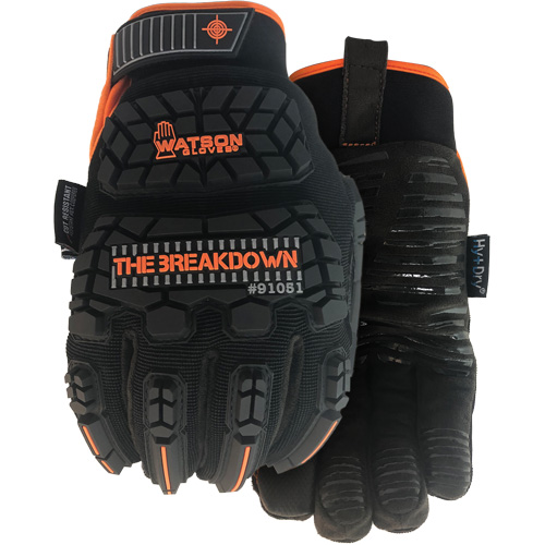 The Breakdown Cut Resistant Work Gloves, Size Small, Aramid/Polyester/Stainless Steel Shell, ASTM ANSI Level A5 Ontario Packaging