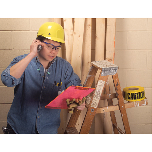 Casque antichocs, Suspension &agrave; douille, Rouge Ontario Packaging