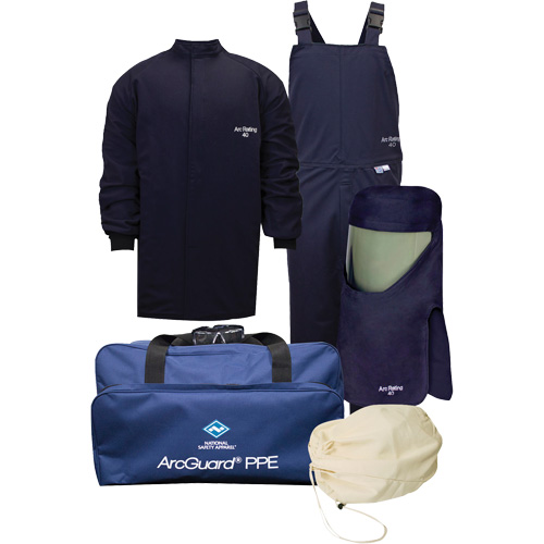 Arcguard Revolite 3XL Arc Flash Suit Kit with Lift Front Hood, 40 cal/cm² Ontario Packaging