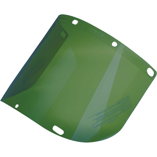 Dynamic Formed Faceshield, Polycarbonate, Green Tint Ontario Packaging