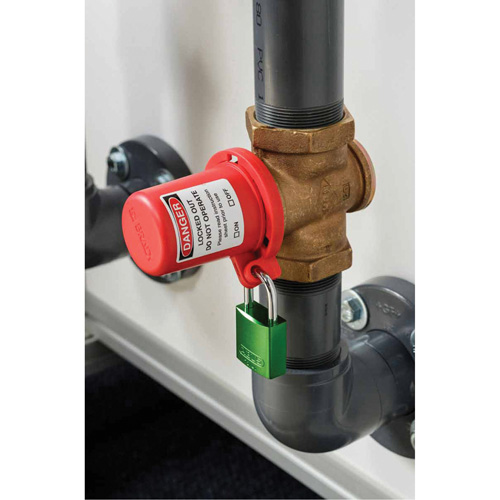 Drinking Fountain Safety Cover & Plug Valve Lockout, Valve/Water Tap Kit Ontario Packaging