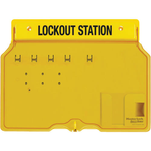Trilingual Covered Lock Station, None Padlocks, 4 Padlock Capacity, Padlocks Not Included Ontario Packaging
