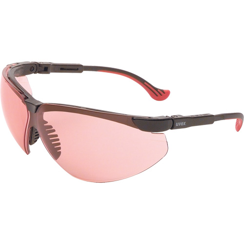 Uvex HydroShield&reg; Genesis&reg; XC Safety Glasses, SCT-Vermillion Lens, Anti-Fog/Anti-Scratch, ANSI Z87+/Meets/Exceeds CSA Z94.3 Ontario Packaging